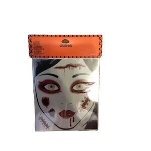 Claires Tattoos Black Red Face Tattoos Halloween